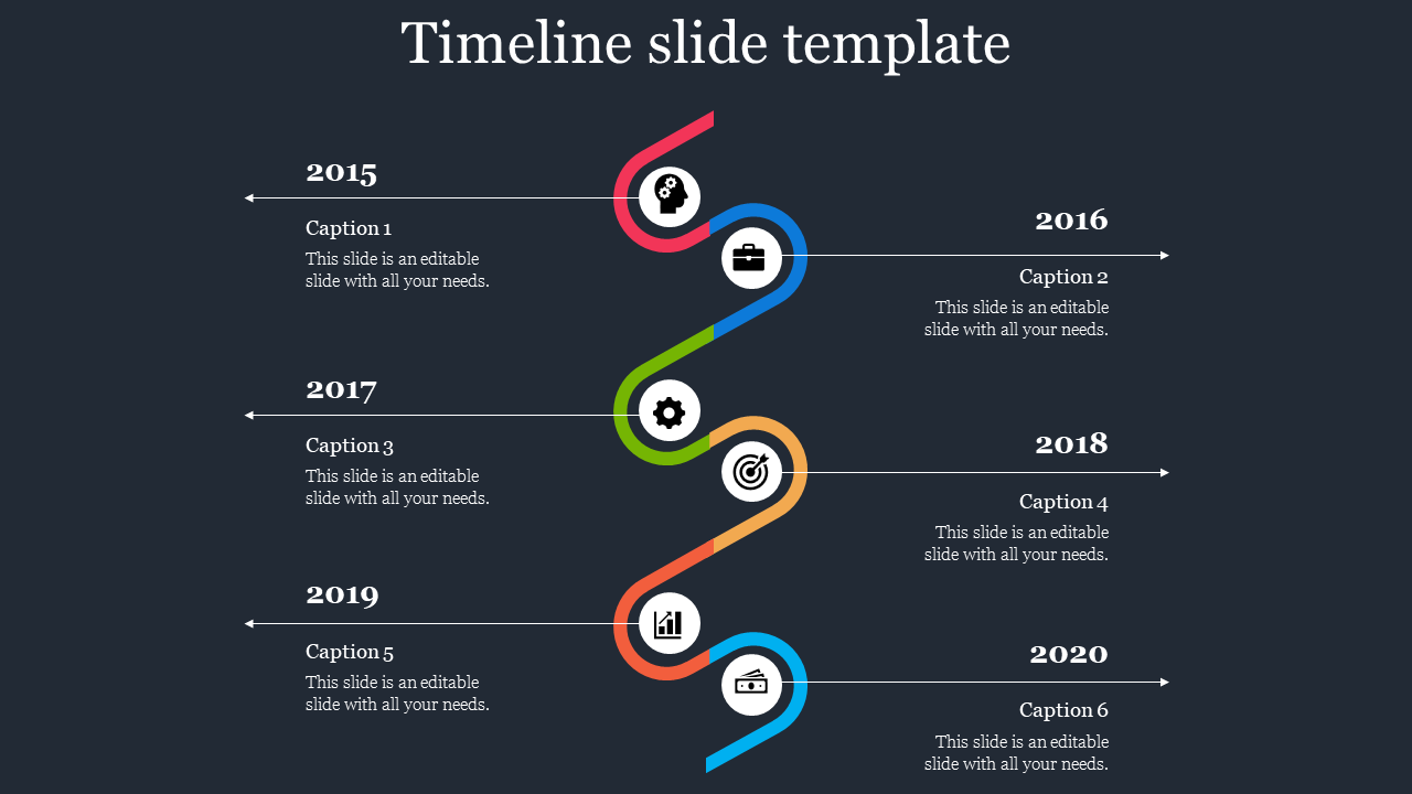 Inspirational Timeline Slide Template For PowerPoint and Google Slides